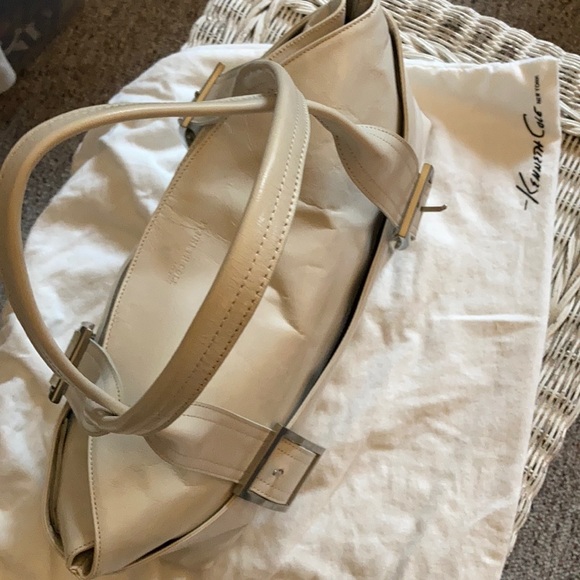 Y2K White Leather Bag - Picture 9 of 10